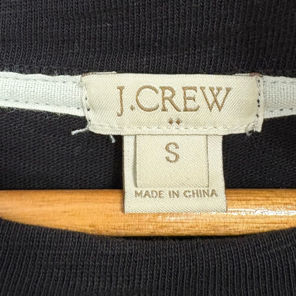 J. Crew Black Varsity Stripe Dress Size Small - Picture 5 of 7